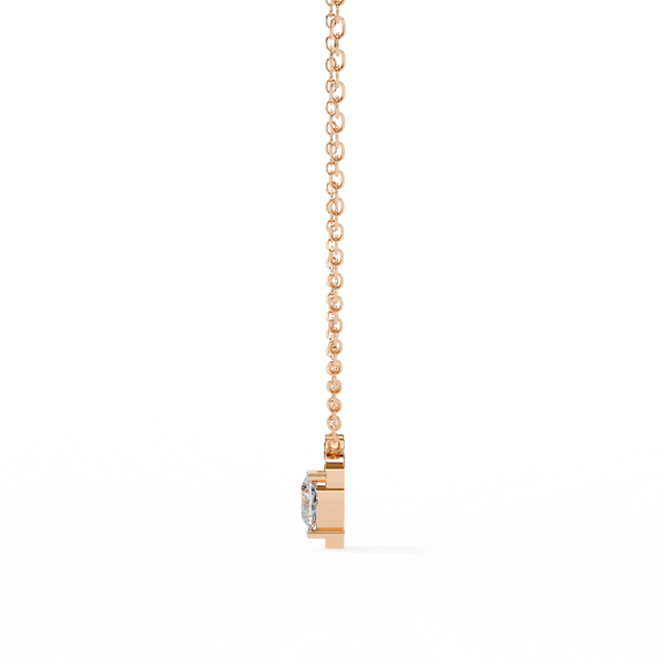 Sparkling Heart Cut Lab Grown Diamond Pendant