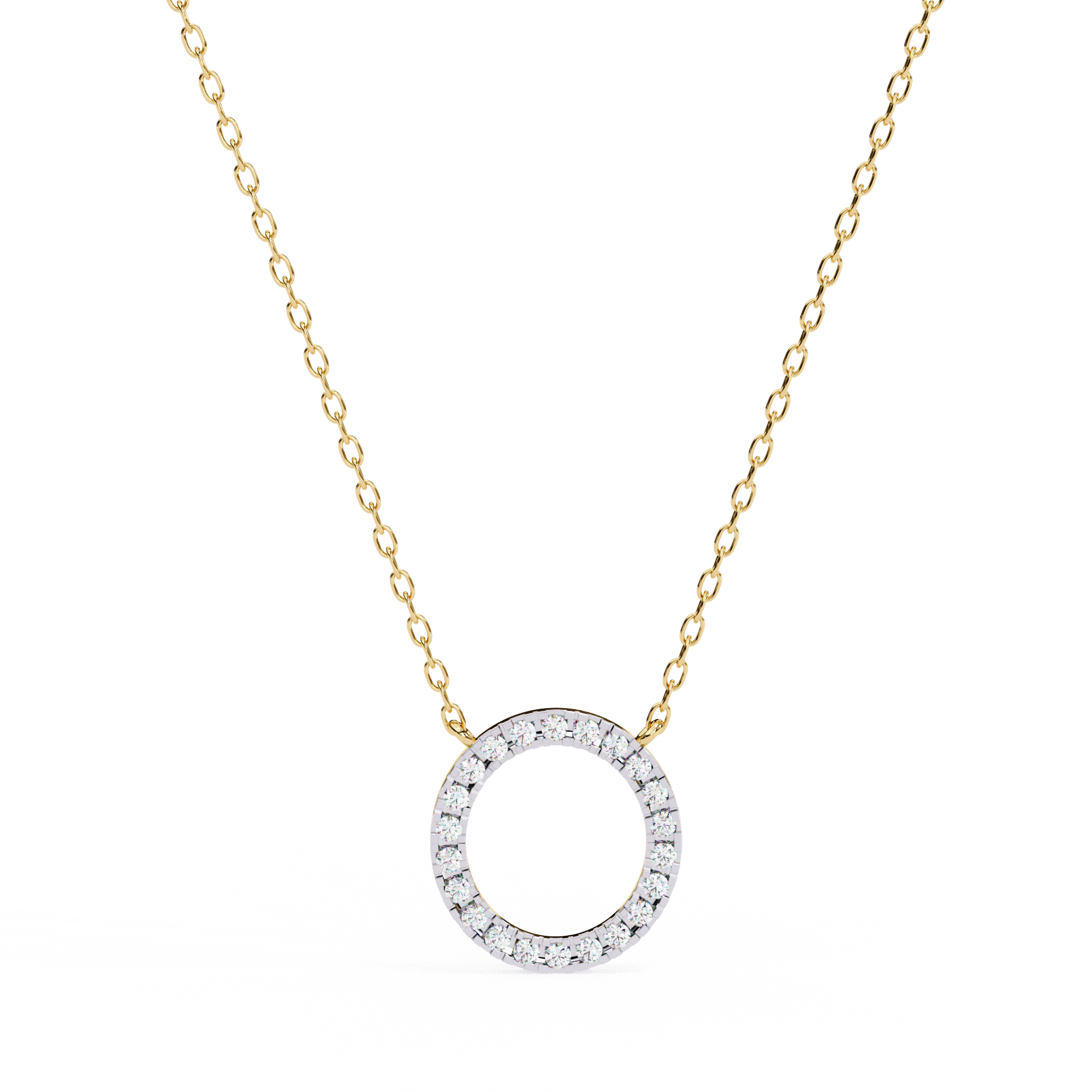 Eternity Circle Diamond Pendant