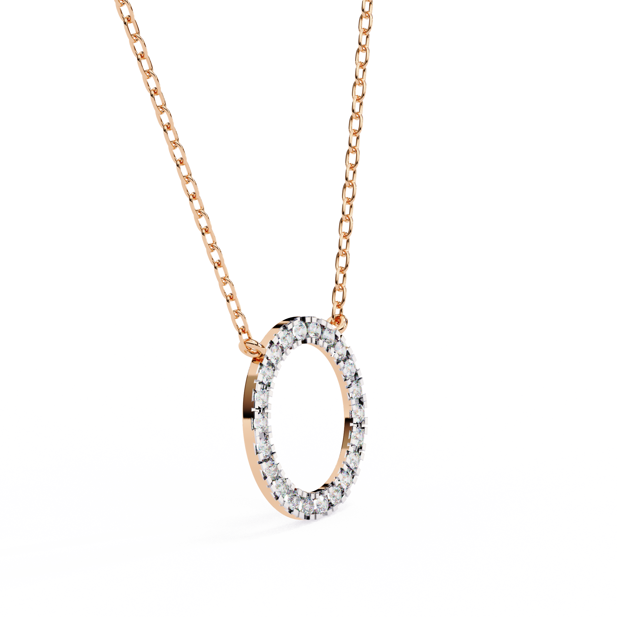 Eternity Circle Diamond Pendant