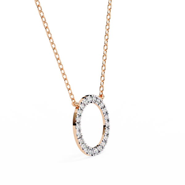Eternity Circle Lab Grown Diamond Pendant