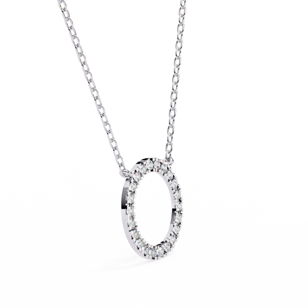 Eternity Circle Lab Grown Diamond Pendant