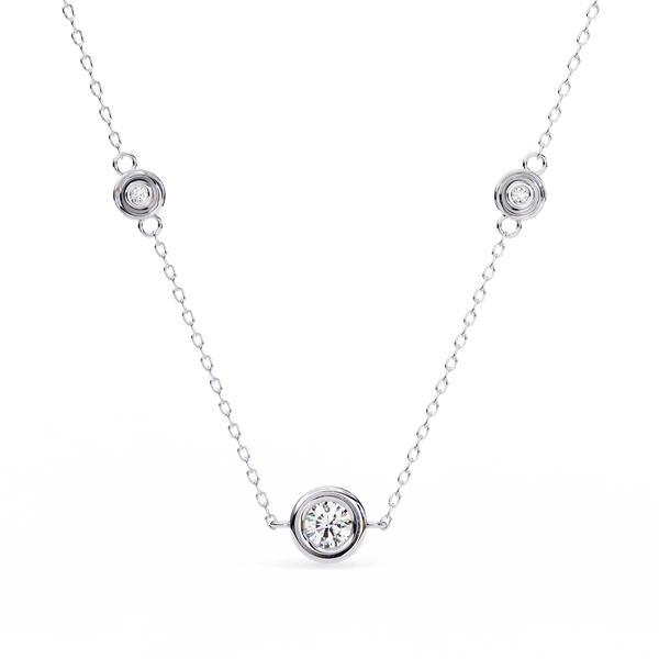 Triana Bezel Set Lab Grown Diamond Pendant