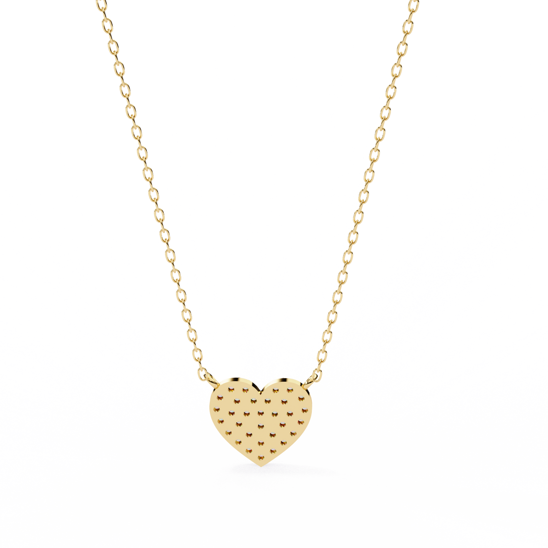 Sparkling Heart Diamond Pendant
