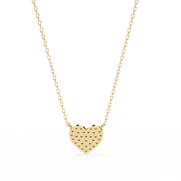 Sparkling Heart Lab Grown Diamond Pendant