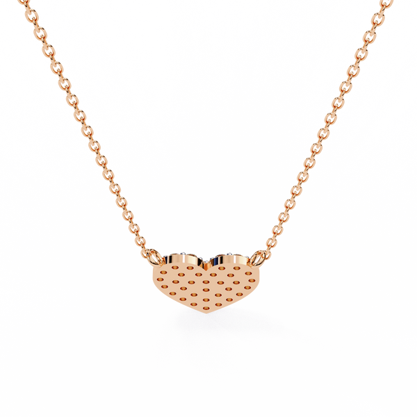 Sparkling Heart Lab Grown Diamond Pendant