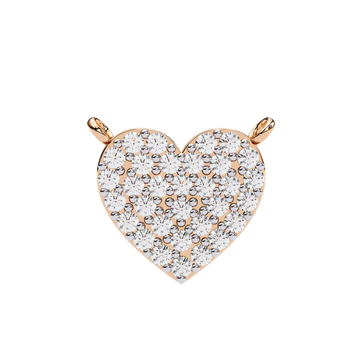Sparkling Heart Diamond Pendant