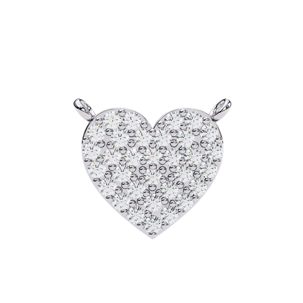 Sparkling Heart Lab Grown Diamond Pendant