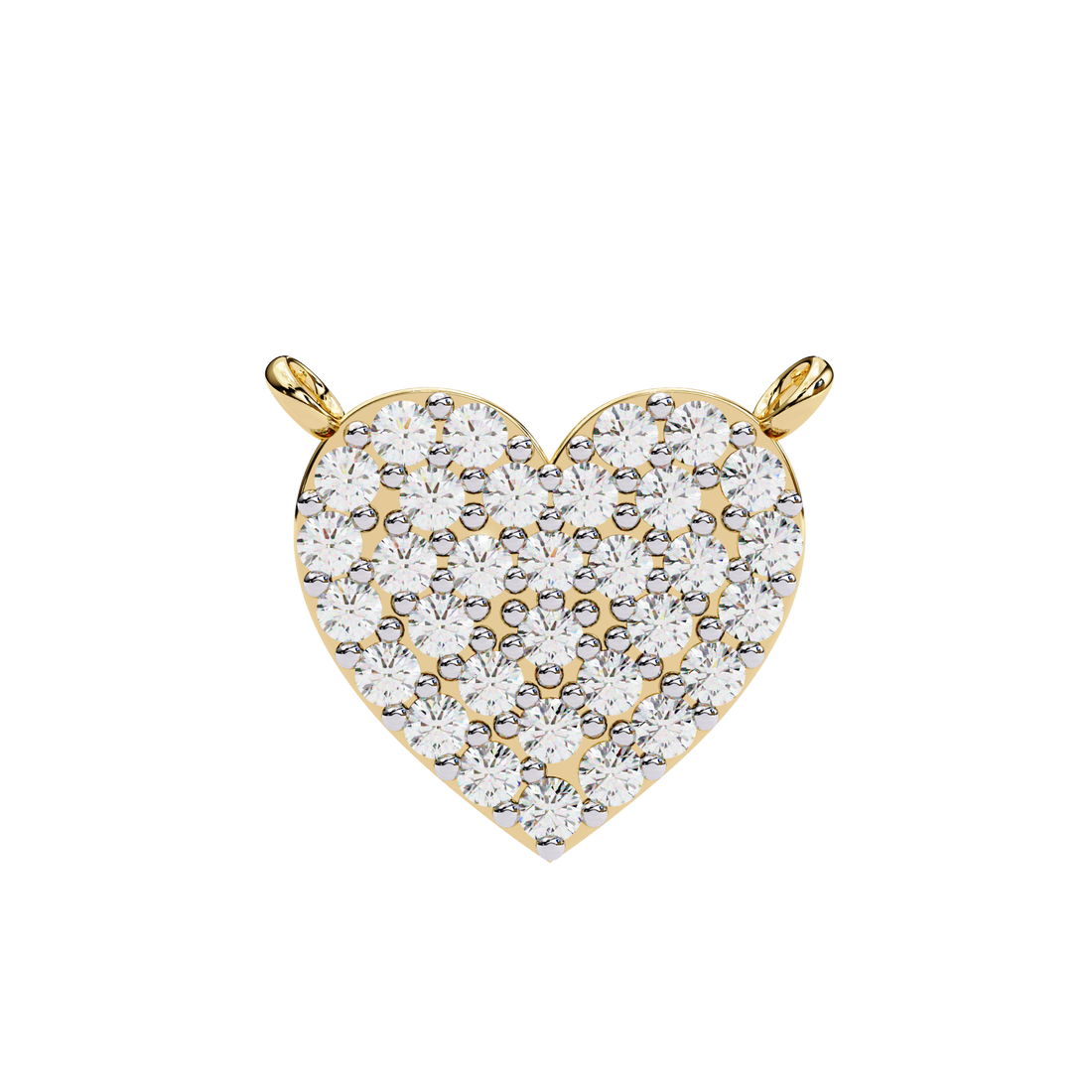 Sparkling Heart Diamond Pendant