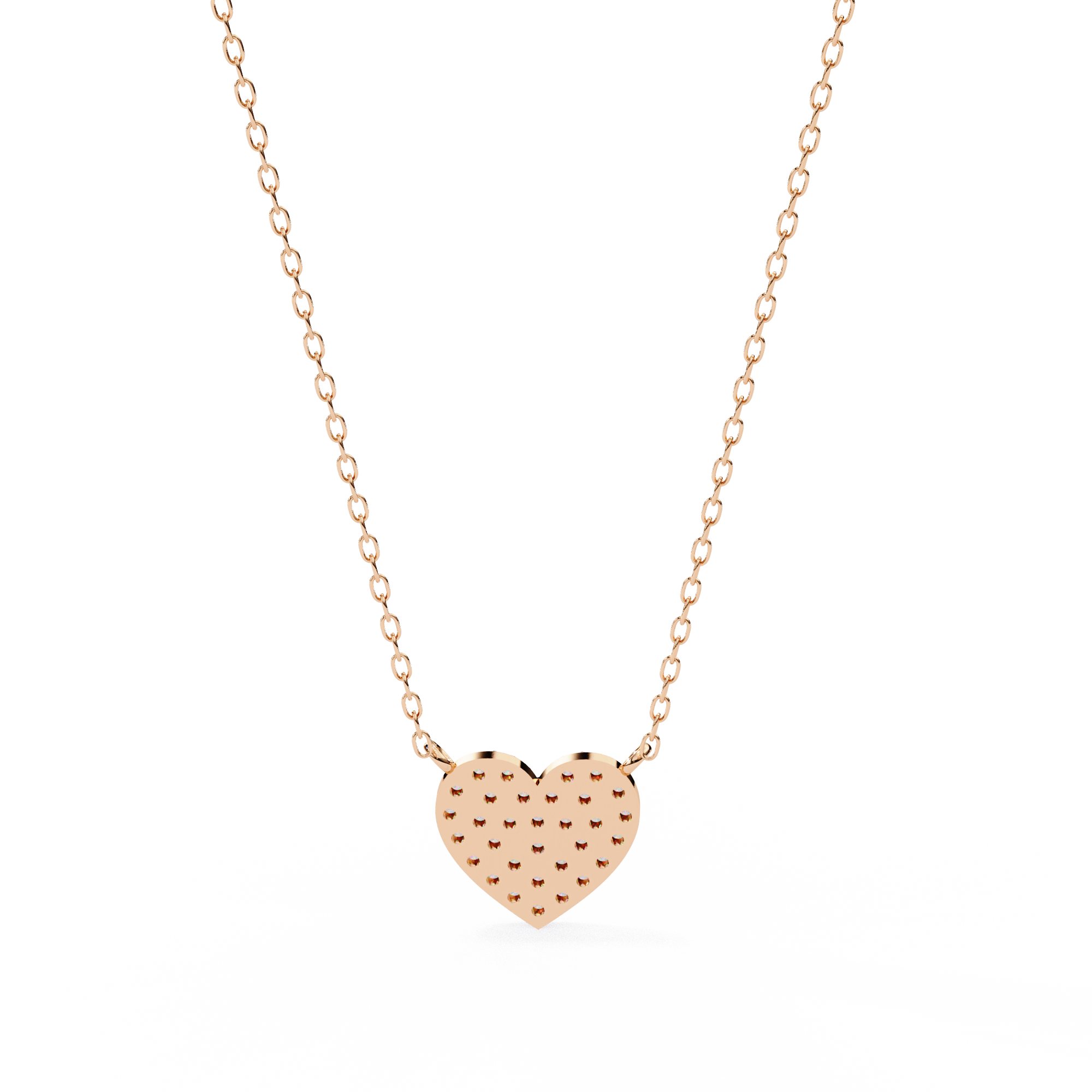 Sparkling Heart Diamond Pendant