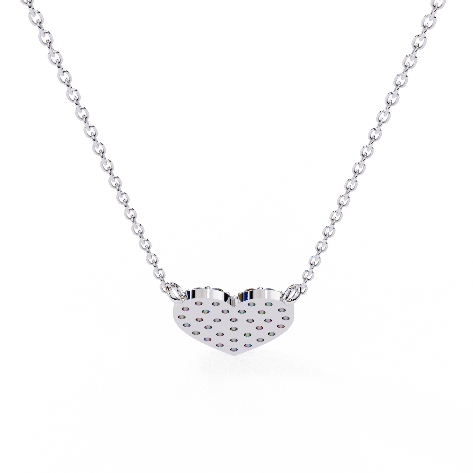 Sparkling Heart Diamond Pendant