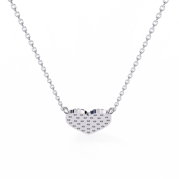 Sparkling Heart Lab Grown Diamond Pendant