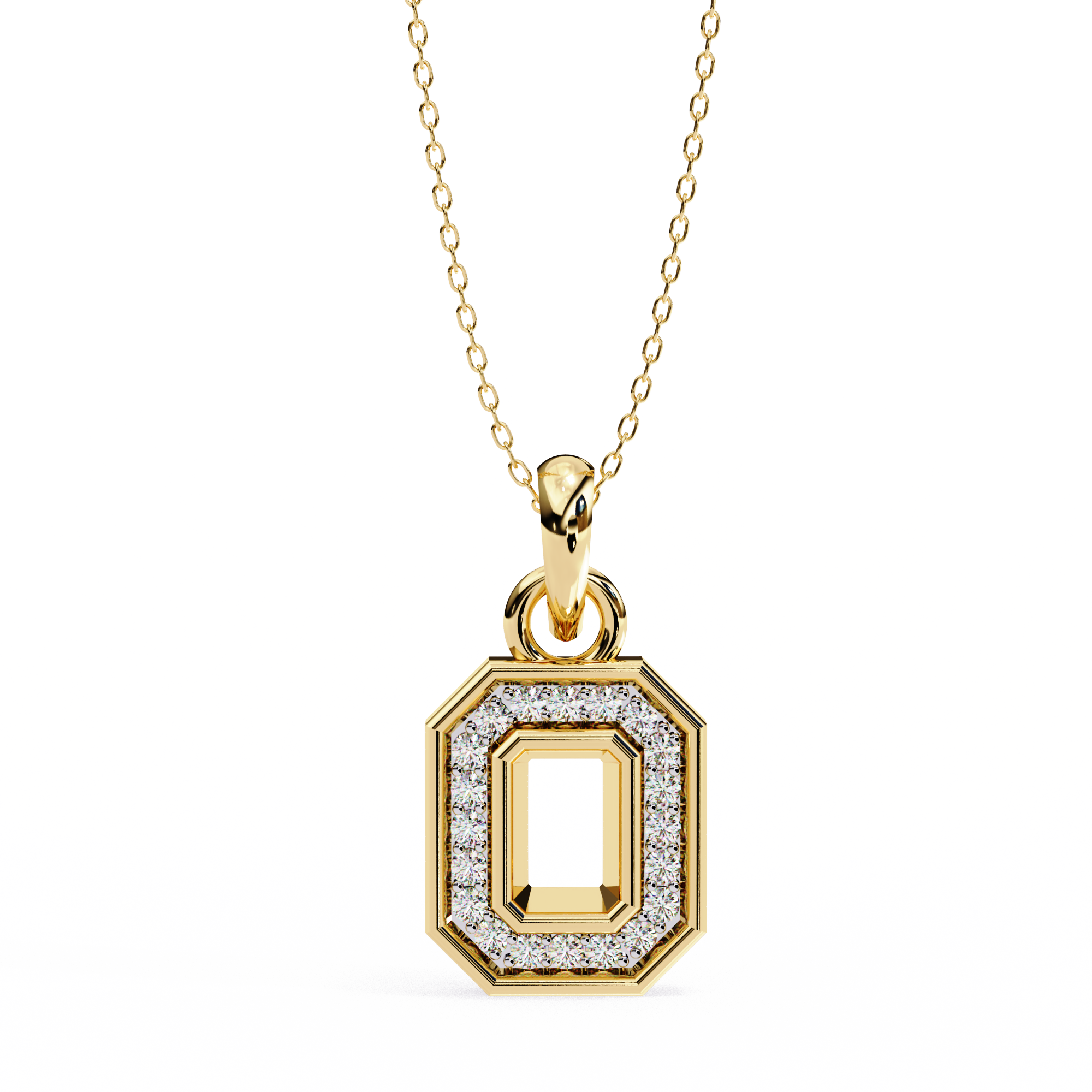 "O" Pendant Necklace