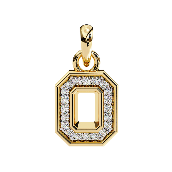 The Octavia Halo Lab Grown Diamond pendant Necklace