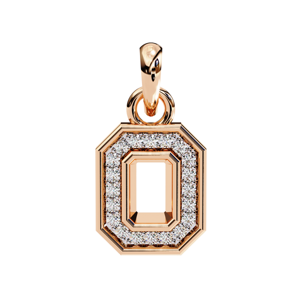 The Octavia Halo Lab Grown Diamond pendant Necklace
