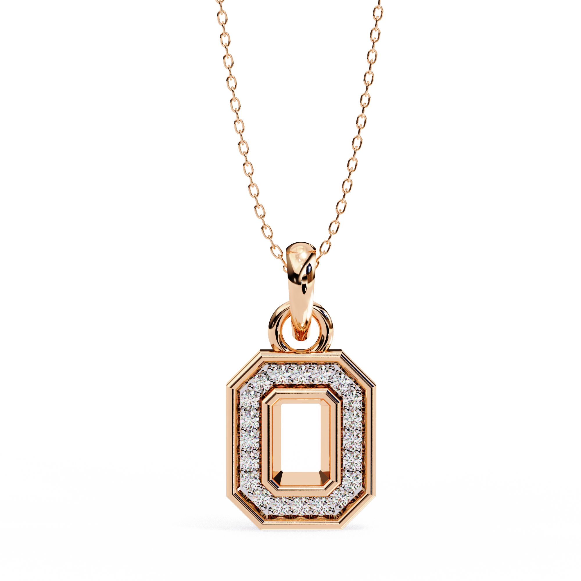 "O" Pendant Necklace