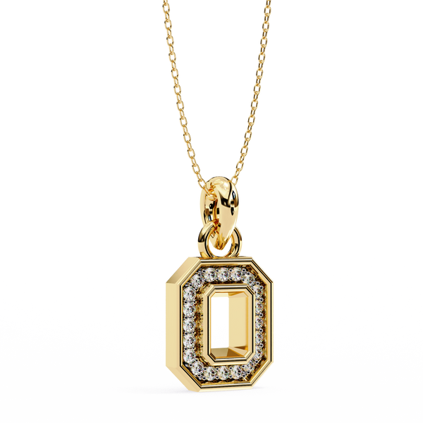 The Octavia Halo Lab Grown Diamond pendant Necklace