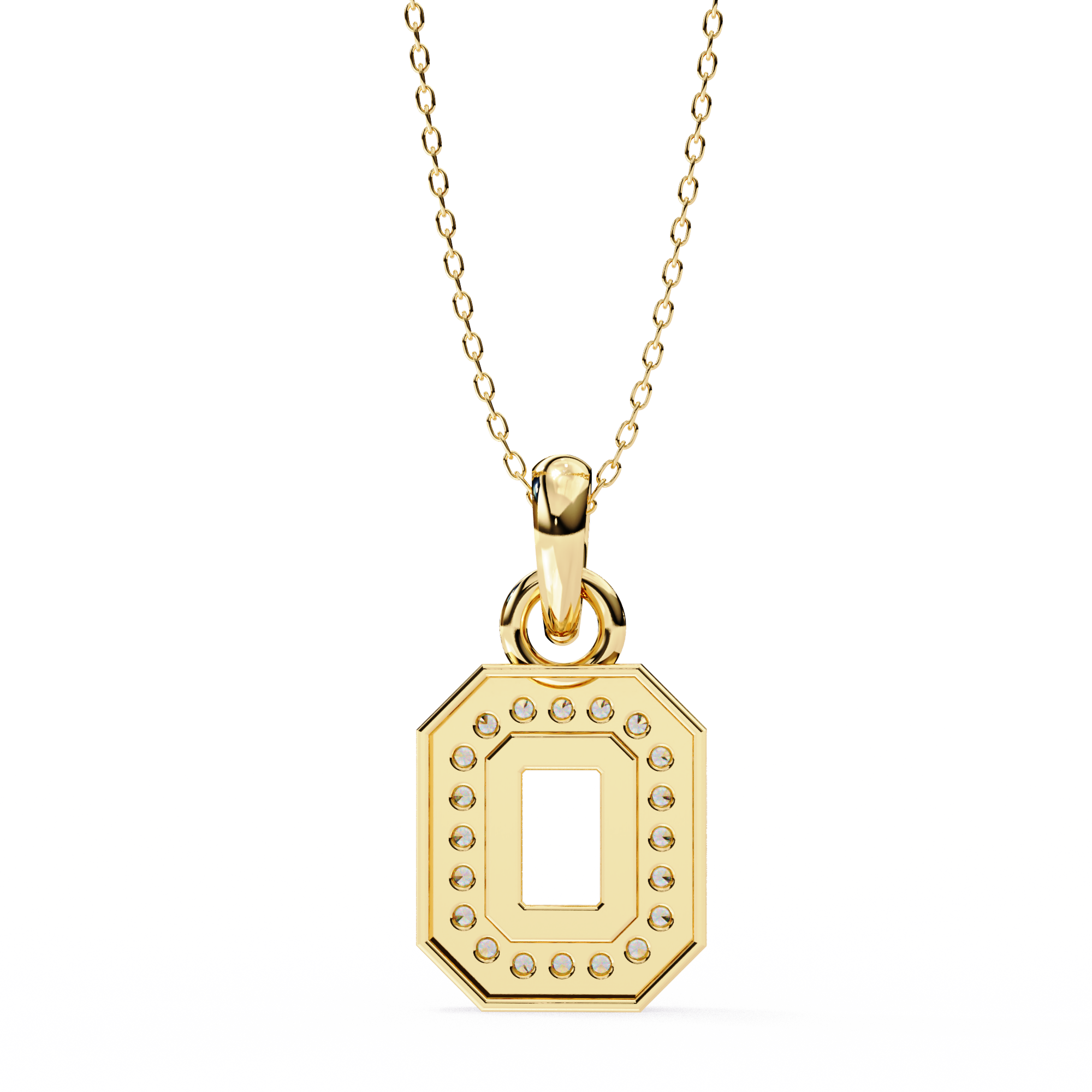 "O" Pendant Necklace