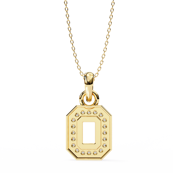 The Octavia Halo Lab Grown Diamond pendant Necklace