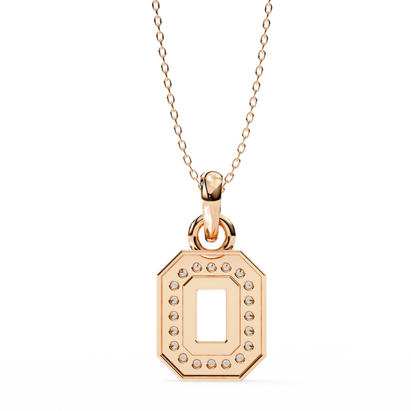 The Octavia Halo Lab Grown Diamond pendant Necklace