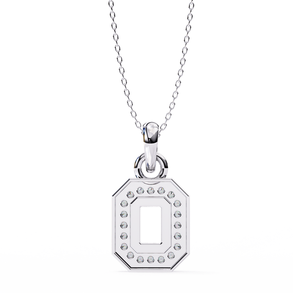 The Octavia Halo Lab Grown Diamond pendant Necklace