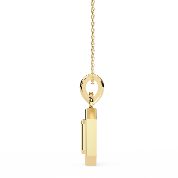 The Octavia Halo Lab Grown Diamond pendant Necklace