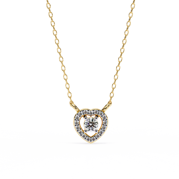 Classic Heart Lab Grown Diamond Pendant Necklace