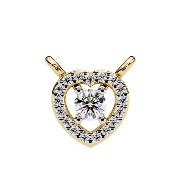 Classic Heart Lab Grown Diamond Pendant Necklace