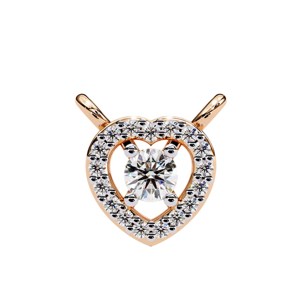 Classic Heart Lab Grown Diamond Pendant Necklace