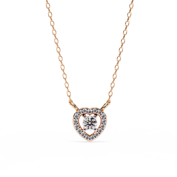 Classic Heart Lab Grown Diamond Pendant Necklace