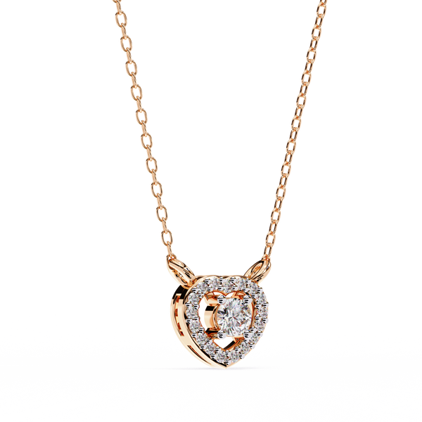 Classic Heart Lab Grown Diamond Pendant Necklace