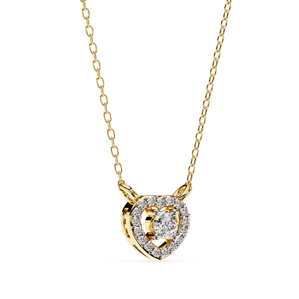 Classic Heart Lab Grown Diamond Pendant Necklace