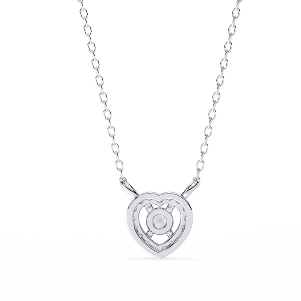 Classic Heart Lab Grown Diamond Pendant Necklace