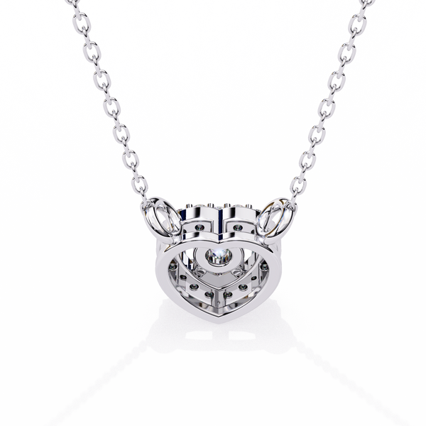 Classic Heart Lab Grown Diamond Pendant Necklace