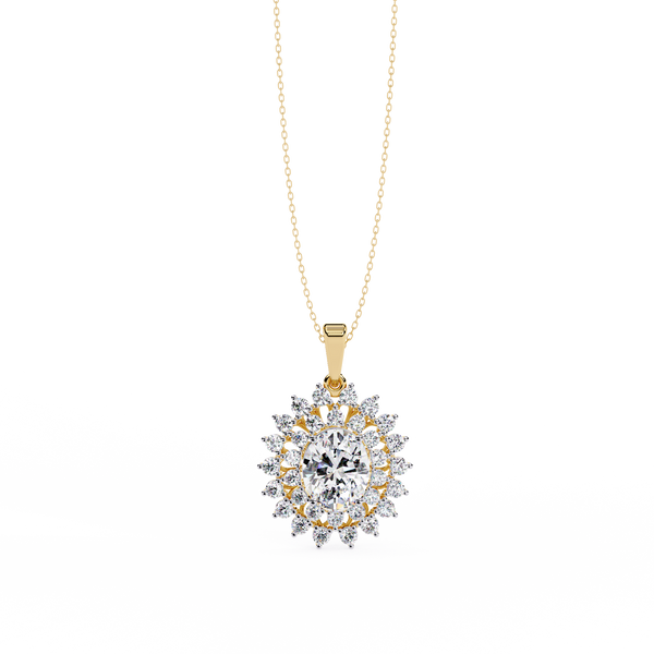 Statement Lab Grown Diamond Pendant Necklace
