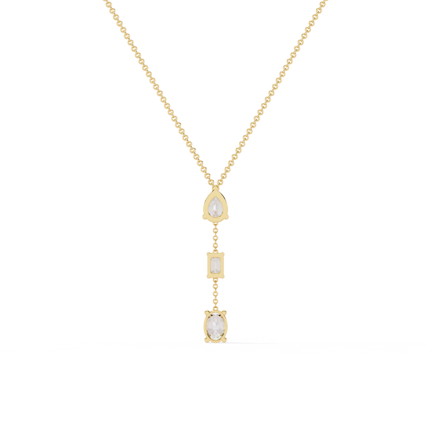 Lab Grown Diamond Y Drop Necklace