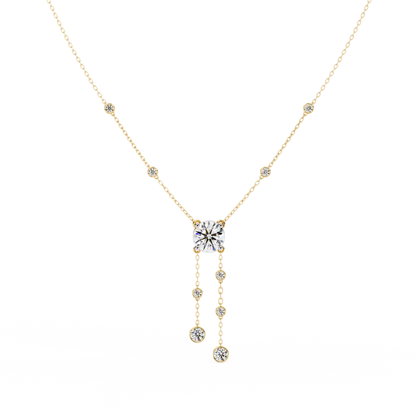 Cascading Lab Grown Diamond Necklace