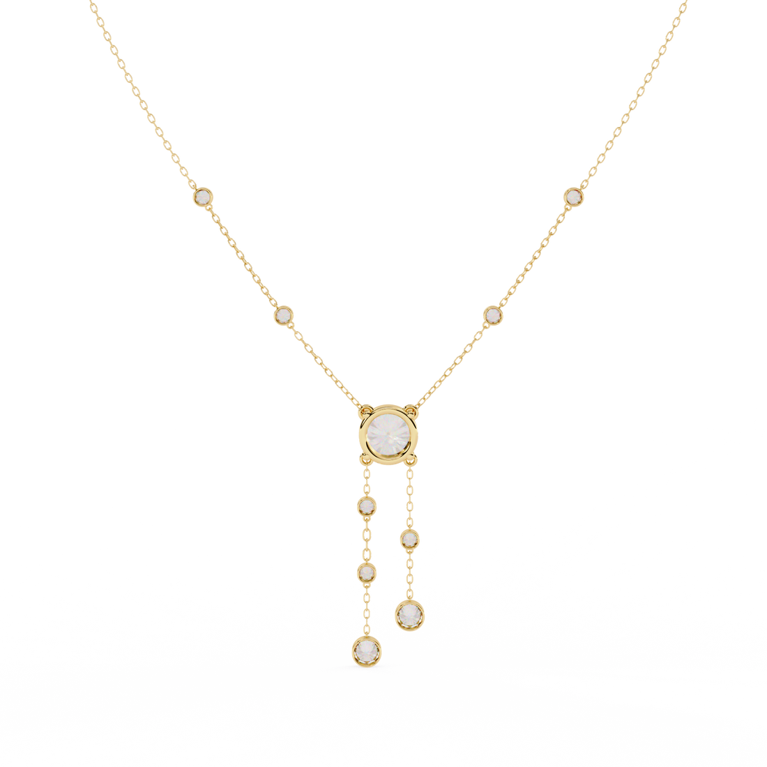 Cascading Diamond Necklace