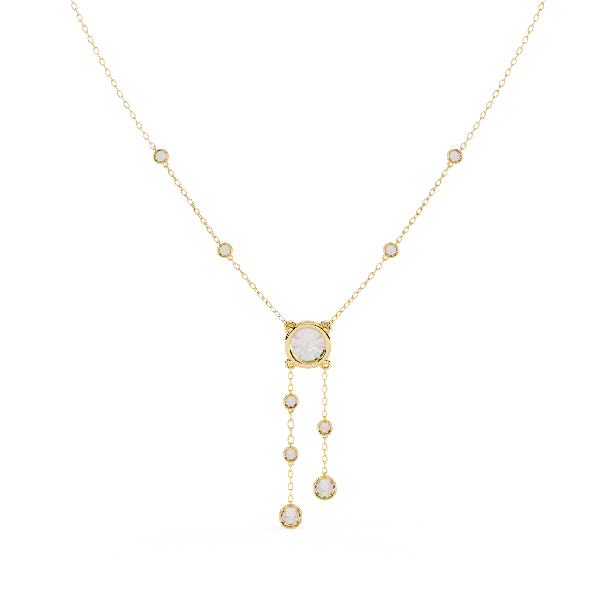 Cascading Diamond Necklace