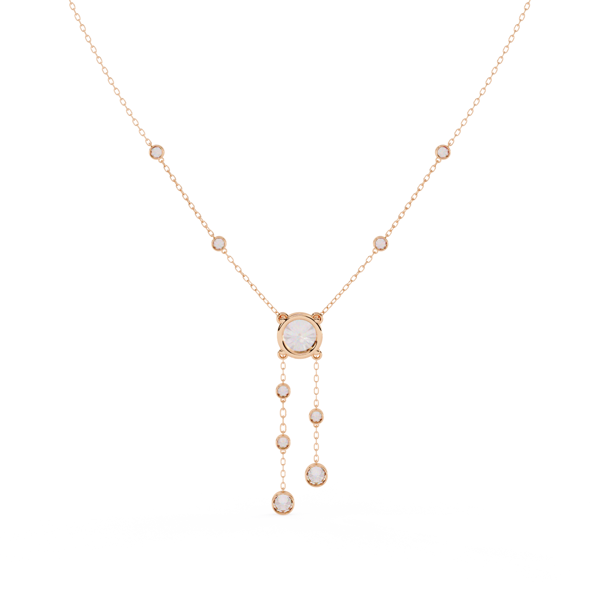 Cascading Diamond Necklace