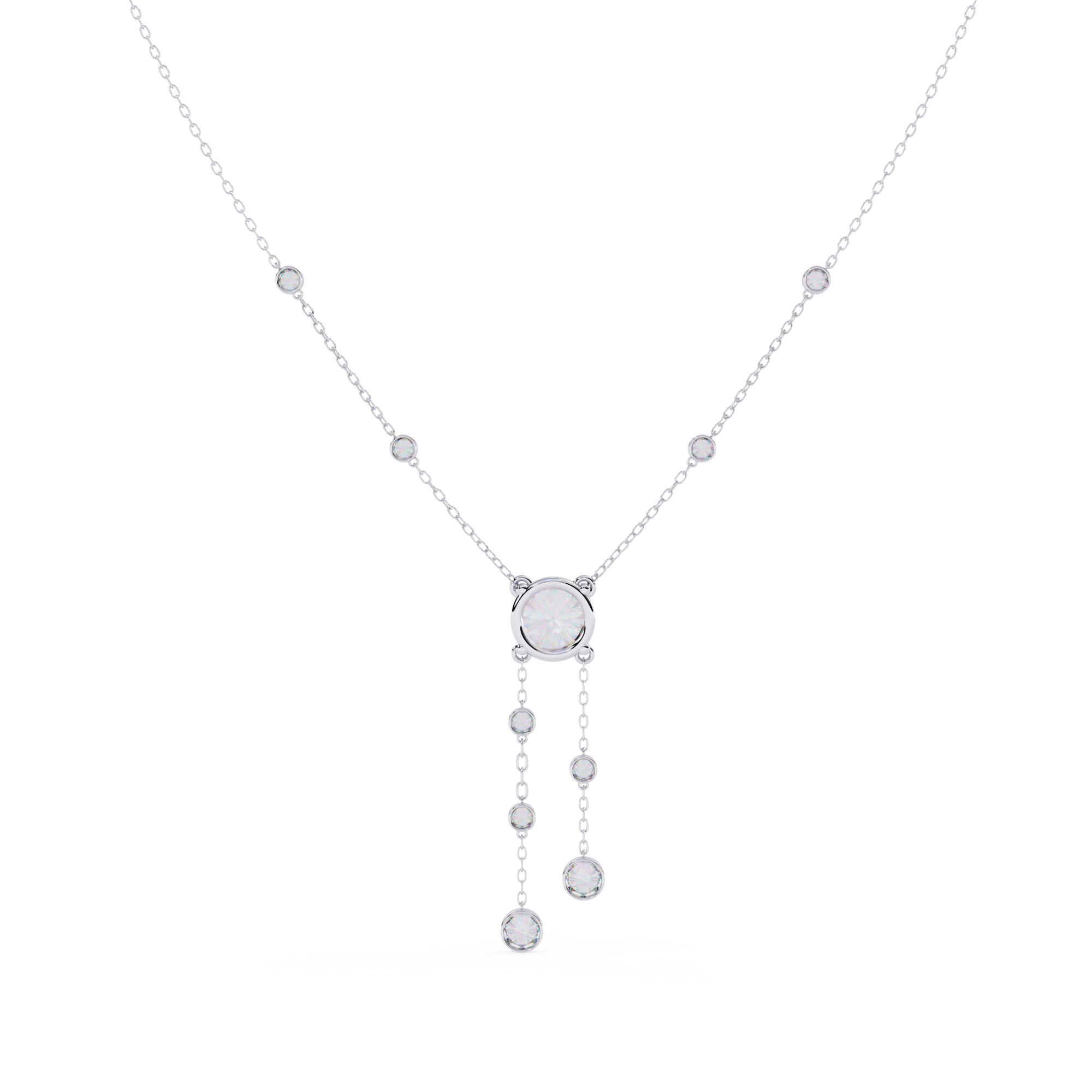 Cascading Diamond Necklace