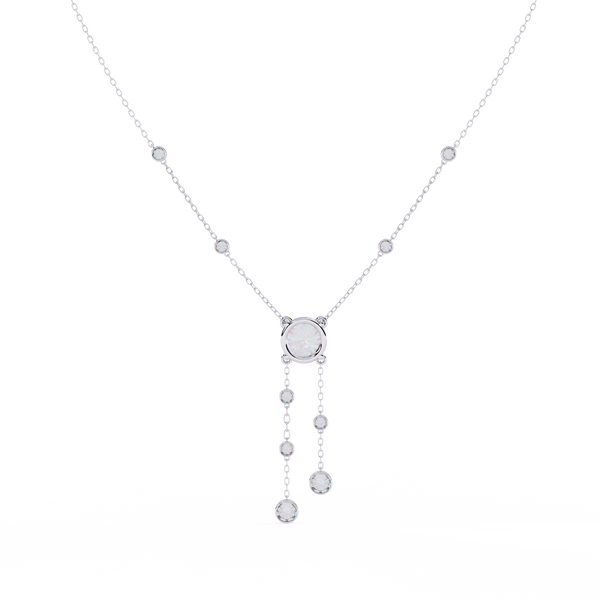 Cascading Lab Grown Diamond Necklace