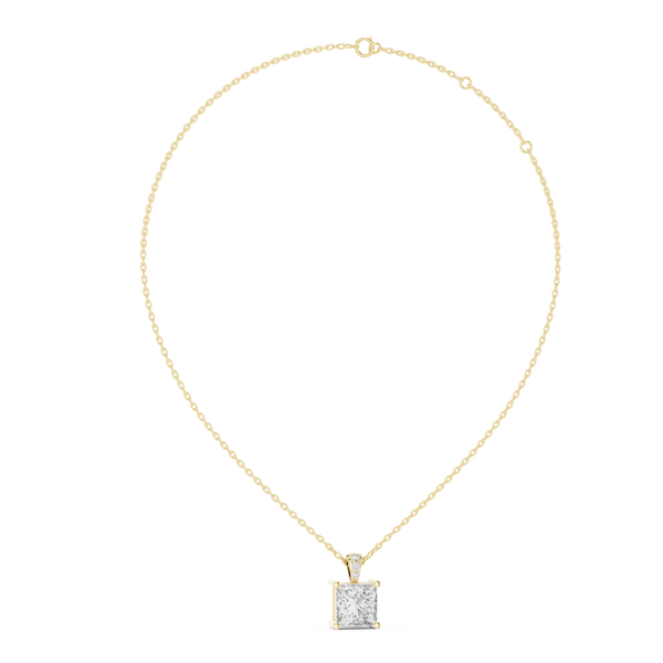 Artistic Swirl Design Lab Grown Diamond Pendant