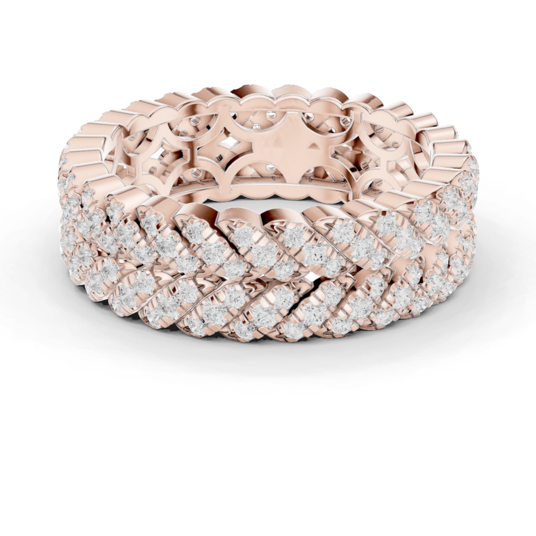 Wheat Sheaf Lab Grown Diamond Teardrop Crown Ring