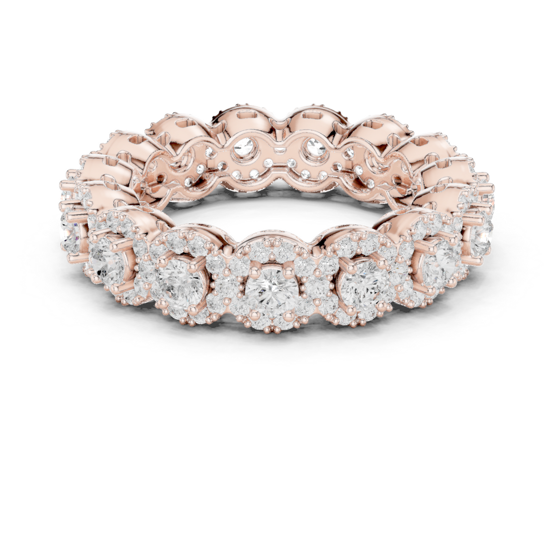 Moon Flower Lab Grown Diamond Bold Geometric Ring