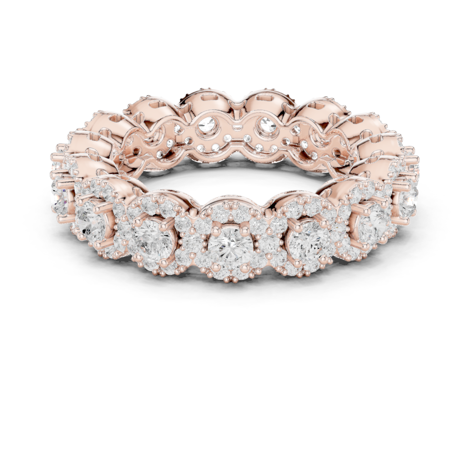 Moon Flower Lab Grown Diamond Bold Geometric Ring
