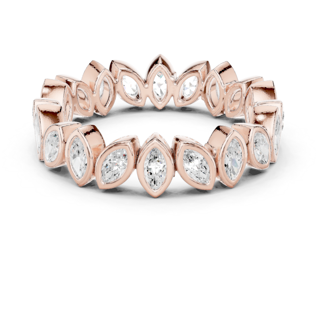 Blue Lupin Lab Grown Diamond Botanical Halo Ring