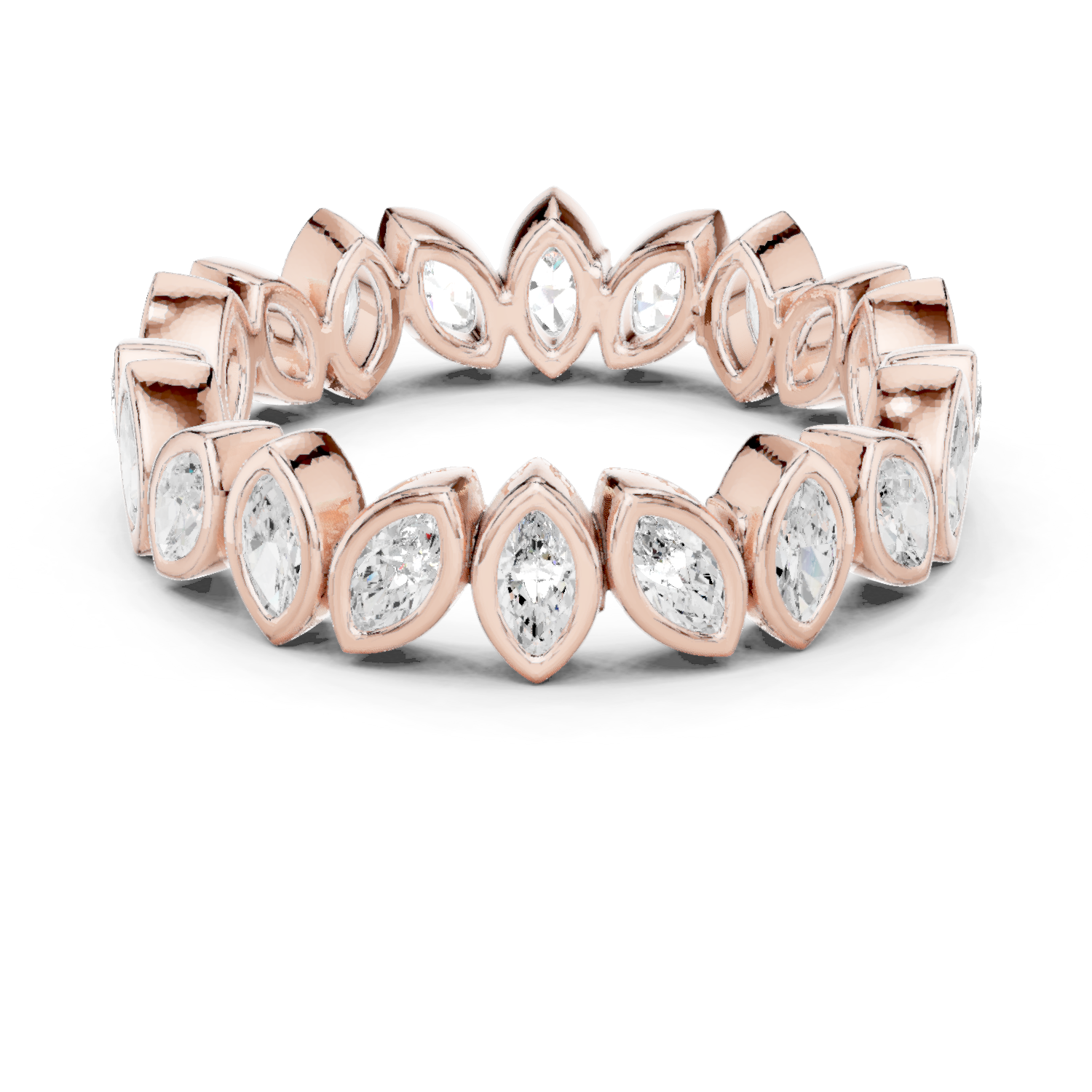 Blue Lupin Lab Grown Diamond Botanical Halo Ring