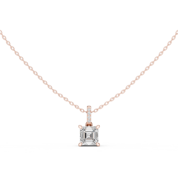 1.5 ct Asscher Diamond Lab Grown Diamond Ring