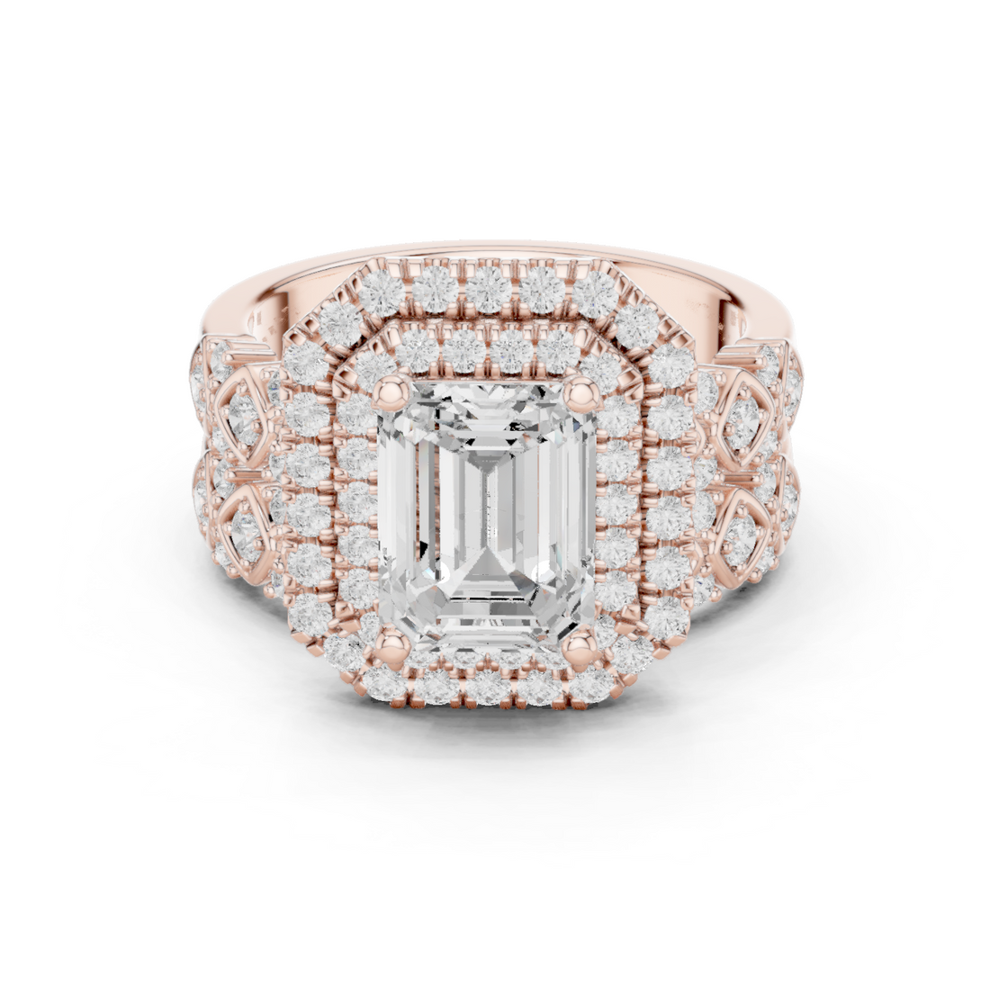 Shell Cove Lab Grown Diamond Open Wire Ring