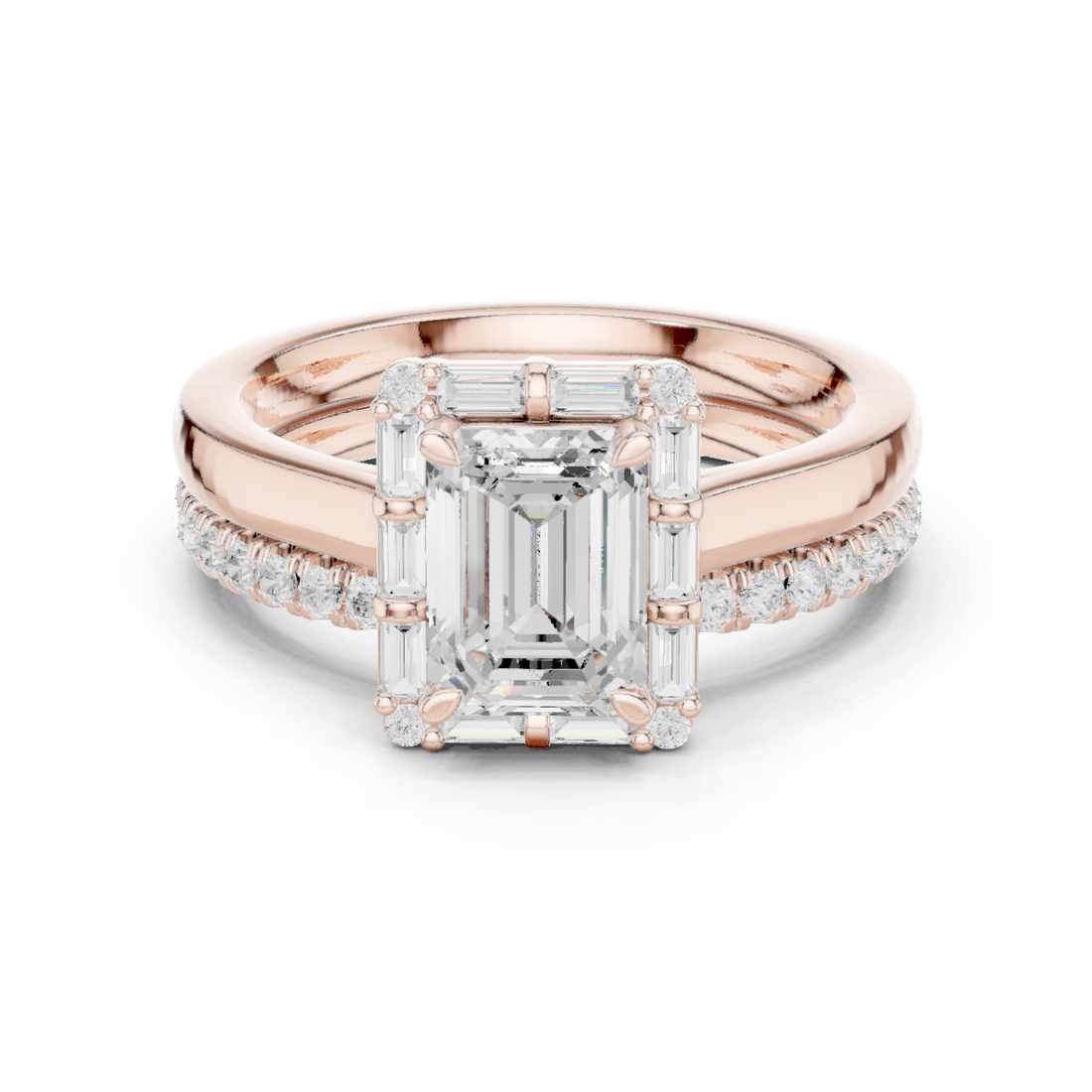 Mossy Glen Lab Grown Diamond Milgrain Solitaire Ring